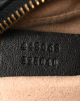 Calfskin Matelasse Mini GG Marmont Chain Shoulder Bag Black