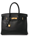 Taurillon Novillo Birkin 30 Black