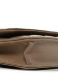 Caviar Quilted Wallet on Chain WOC Beige