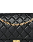 Aged Calfskin Quilted 2.55 Reissue 226 Flap Black