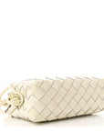 Patent Nappa Intrecciato Mini Loop Camera Bag White