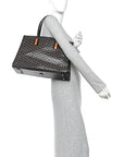 Goyardine Marquises Tote Black