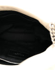 Lambskin Quilted Toy Loulou Puffer Monogram Chain Satchel Crema Soft