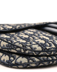 Oblique Saddle Bag Blue