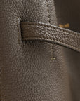 Soft Grained Calfskin Small Belt Cabas Phantom Taupe