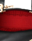 Lambskin Cannage Small My ABCD1OR Lady D1OR Black