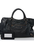 Agneau Giant 12 Rose Gold Hardware City Dark Night