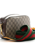 GG Supreme Monogram Web Neo Vintage Shoulder Bag Beige New Acero Crop