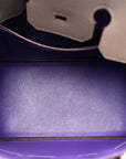 Epsom Bi-Color Horseshoe Birkin 35 Etain Crocus