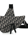 Oblique Mens Saddle Bag Blue