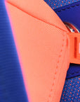 Mixed Fibers Small Deauville Tote Blue Orange