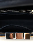 Taurillon Embellished Malletage Crown Mini Capucines Navy