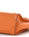 Goatskin Nano Luggage Orange