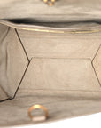 Soft Grained Calfskin Sangle Bucket Bag Taupe