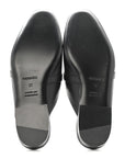 Lizard Calfskin Oz Mules 37 Ombre Black