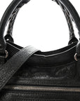 Agneau Classic Silver Hardware City Gris Fossile