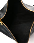 Supple Calfskin Cuir Triomphe Medium Heloise Shoulder Bag Black