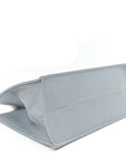 Calfskin Embossed Medium Book Tote Grey