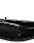 Lambskin Quilted CHNL 19 Wallet On Chain WOC Black