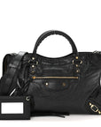 Agneau Classic Gold Hardware City Black