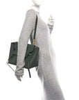 Grained Calfskin Mini Belt Bag Amazone