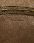 Soft Grained Calfskin Sangle Bucket Bag Taupe