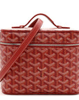 Goyardine Muse Vanity Case Red