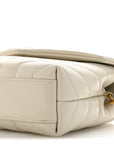 Calfskin Y Quilted Monogram Toy Loulou Crossbody Bag Crema Soft