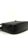 Calfskin Matelasse Monogram Monochrome Lou Camera Bag Black