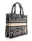 Canvas Embroidered Small D1ORiviera Toile De Jouy Book Tote Blue