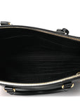 Saffiano Large Galleria Double Zip Tote Black