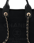 Mixed Fibers Small Deauville Tote Black