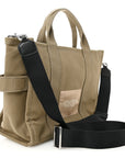Cotton Canvas Medium The Traveler Tote Bag Slate Green