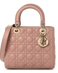 Lambskin Cannage Medium Lady D1OR Fard