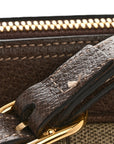 GG Supreme Monogram Web Small Ophidia Shoulder Bag Brown