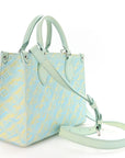 Empreinte Monogram Summer Stardust Onthego PM Water Green