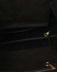 Lambskin Shearling Medium Deauville Tote Dark Brown