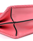 Vitello King Shiny Nappa Intreccio Petite Peekaboo I SEE U Satchel Pink Dalia