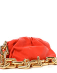 Calfskin The Pouch Chain Orange