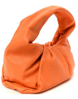 Smooth Butter Calfskin Small The Shoulder Pouch Light Orange
