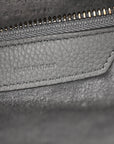 Baby Drummed Calfskin Micro Luggage Kohl