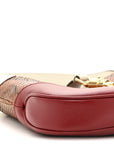 Snakeskin Calfskin Small Jackie 1961 Hobo Brown Multicolor