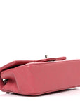 Lambskin Quilted Mini Rectangular Flap Pink