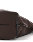 Calfskin Mini Flamenco Knot Clutch Chocolate