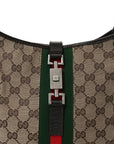 Monogram Web Jackie O Hobo Dark Brown