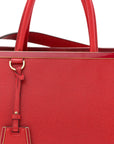 Vitello Elite Flamingo Regular 2Jours Tote Rosso Fiamma