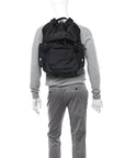 Nylon Saddle Backpack Black