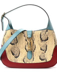Snakeskin Calfskin Small Jackie 1961 Hobo Multicolor