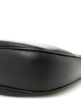Supple Calfskin Cuir Triomphe Small Heloise Shoulder Bag Black