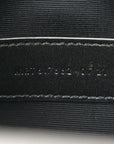 Grain De Poudre Matelasse Chevron Monogram Envelope Clutch Fog